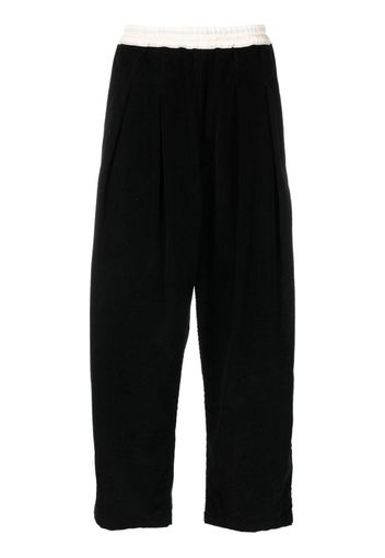 Maison Margiela corduroy drop-crotch trousers - Black