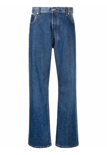 Maison Margiela two-tone oversize jeans - Blue