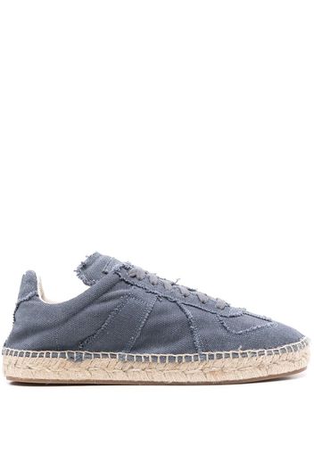 Maison Margiela braided-platform sole sneakers - Blue