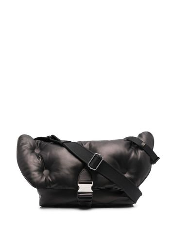 Maison Margiela quilted-effect design shoulder bag - Black