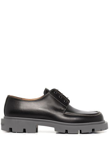 Maison Margiela lug-sole lace-up loafers - Black