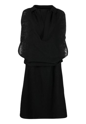 Maison Margiela mid-length knitted dress - Black