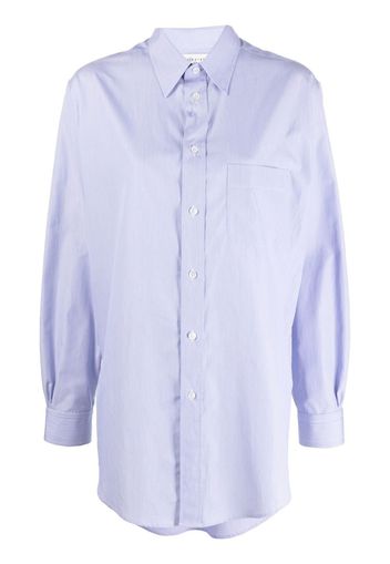 Maison Margiela long-sleeve button-up shirt - Blue