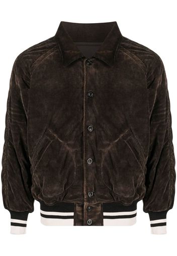 Maison Margiela quilted bomber jacket - Brown