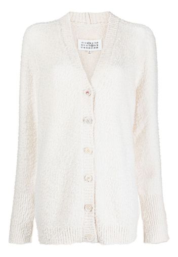 Maison Margiela V-neck knitted cardigan - Neutrals