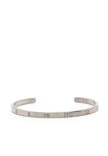 Maison Margiela Numbers cuff bracelet - Silver