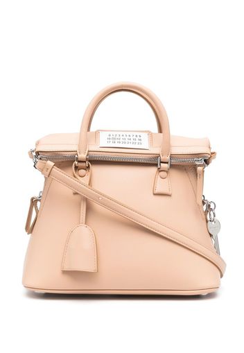 Maison Margiela key-detail leather tote bag - Pink