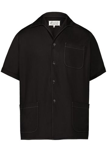 Maison Margiela buttoned short-sleeve shirt - Black