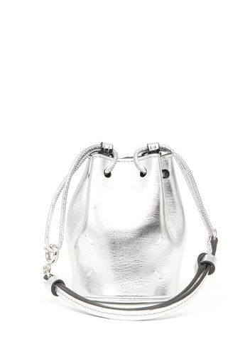 Maison Margiela leather clutch bag - Silver