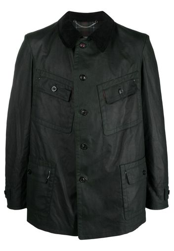 Maison Margiela coated waxed jacket - Green