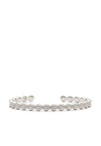 Maison Margiela polished open-cuff bracelet - Silver