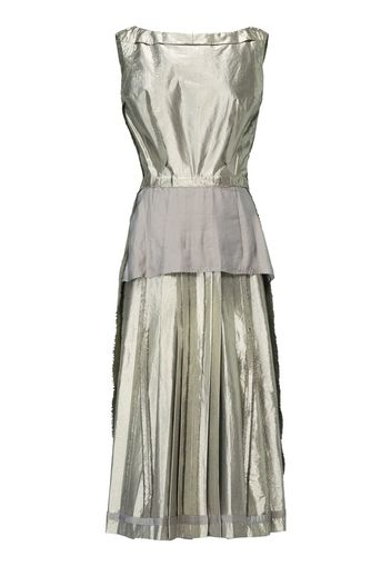 Maison Margiela patchwork midi dress - Silver