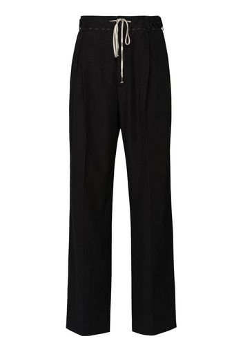 Maison Margiela high-waisted straight-leg trousers - Black