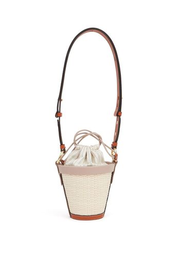 Maison Margiela woven-raffia shoulder bag - Neutrals