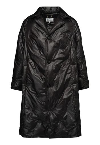 Maison Margiela padded nylon trenchcoat - Black