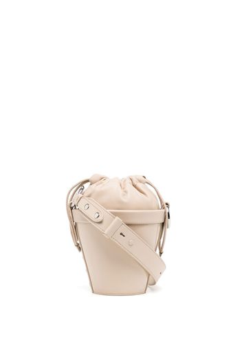 Maison Margiela logo bucket bag - Brown