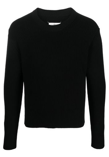 Maison Margiela four-stitch crew-neck jumper - Black