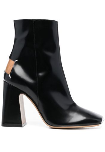 Maison Margiela square-toe 90mm boots - Black