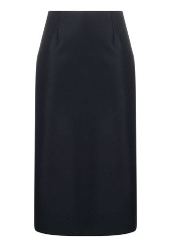 Maison Margiela A-line midi skirt - Blue