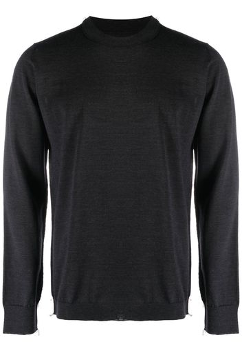 Maison Margiela crew neck pullover jumper - Blue