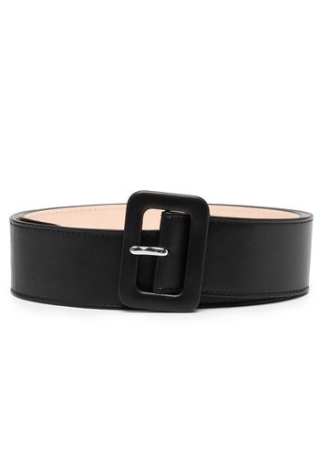 Maison Margiela leather buckle fastening belt - Black