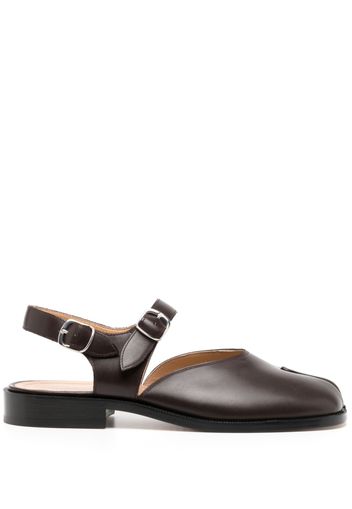 Maison Margiela Tabi-toe leather sandals - Brown