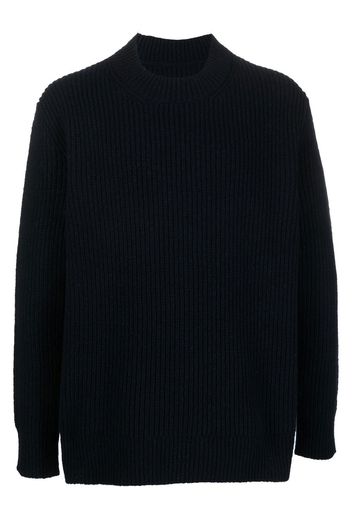 Maison Margiela high-neck knitted pullover - Blue