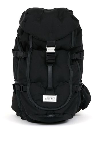 Maison Margiela numbers-logo zipped backpack - Black