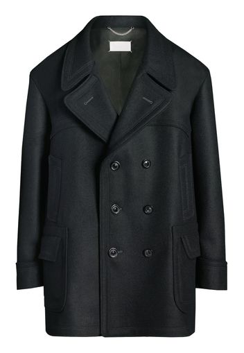 Maison Margiela oversized double-breasted coat - Black