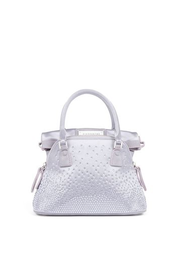 Maison Margiela Swarovski-embellished shoulder bag - Silver