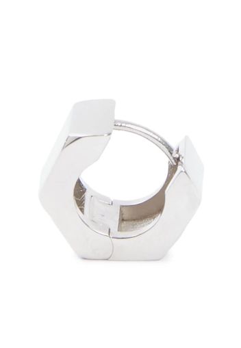 Maison Margiela geometric loop earrings - Silver