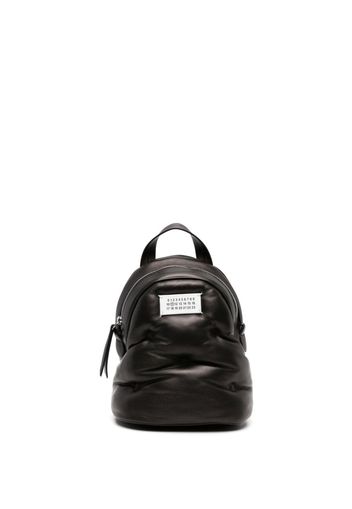 Maison Margiela Glam Slam numbers-motif backpack - Black