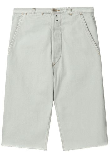 Maison Margiela knee-length denim shorts - Grey