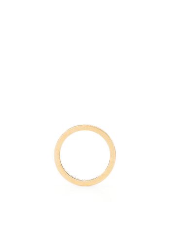 Maison Margiela circular logo-engraved earrings - Gold
