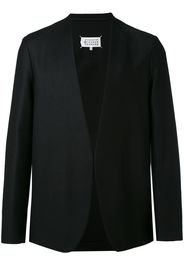 Maison Margiela minimal collarless blazer - Black