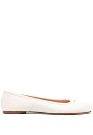 Tabi leather ballet flats