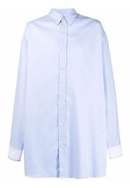 Maison Margiela oversized cotton shirt - Blue