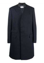 Maison Margiela mid-length button coat - Blue