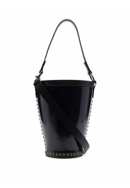 Maison Margiela stud-embellished bucket bag - Black