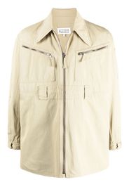 Maison Margiela zipped-up fastening sports jacket - Neutrals