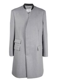 Maison Margiela collarless tailored coat - Grey