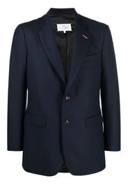 Maison Margiela single-breasted wool blazer - Blue