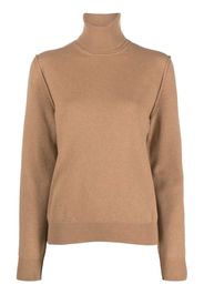 Maison Margiela roll-neck cashmere jumper - Neutrals