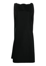 Maison Margiela four-stitch logo A-line dress - Black