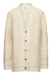 Maison Margiela textured V-neck cardigan - Neutrals