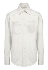 Maison Margiela cotton long-sleeve shirt - Neutrals