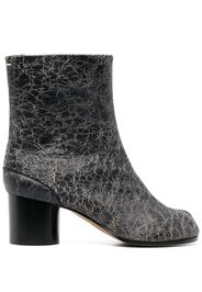 Maison Margiela cracked-effect 60mm Tabi boots - Black