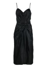 Maison Margiela ruched detail dress - Black