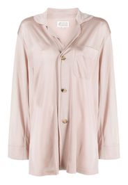 Maison Margiela oversized button-front blouse - Pink