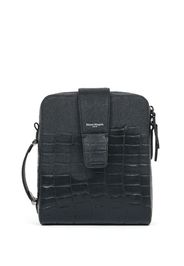 Maison Margiela four-stitch leather shoulder bag - Black